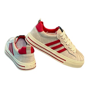 贝壳头男鞋冬季网红爆款运动休闲男士小众设计感平底板鞋百搭潮鞋