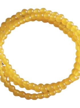 天然黄玉髓招财转运3圈手串
