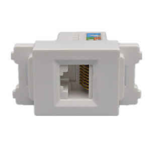 120型6类RJ45网口面板地插模块六类千兆网络模块CAT6电脑网线插座