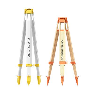 加厚实木水准仪脚架铝合金