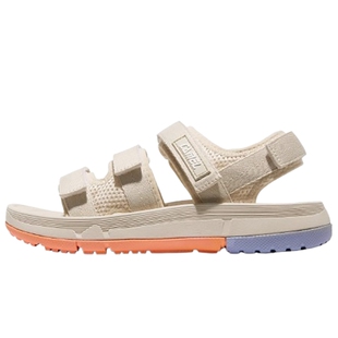 骆驼踏浪运动鞋凉鞋女2026夏季女鞋防滑软底沙滩鞋女士魔术贴鞋子