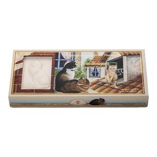 意大利进口SAPONIFICIO菲罗迪诺猫咪浮雕香氛沐浴皂礼盒125gx3块