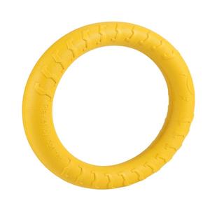 狗玩具球大型犬互动圆环飞盘发声拉力环金毛边牧磨牙耐咬解闷神器