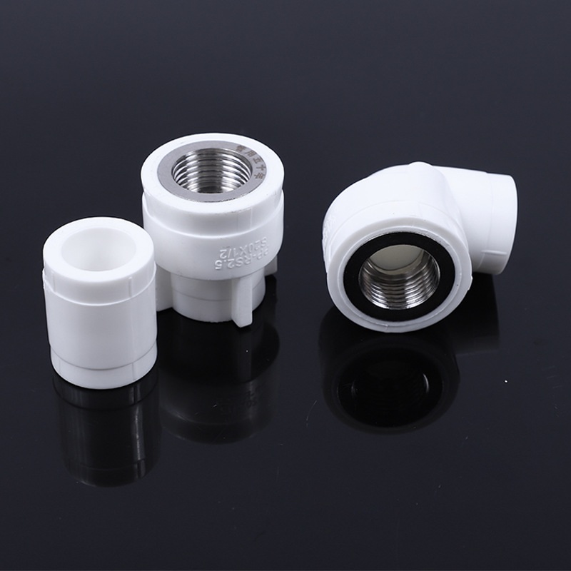 ppr管件抛光款PPR管件三通丝管件丝直接接有接头外弯头活配件丝内