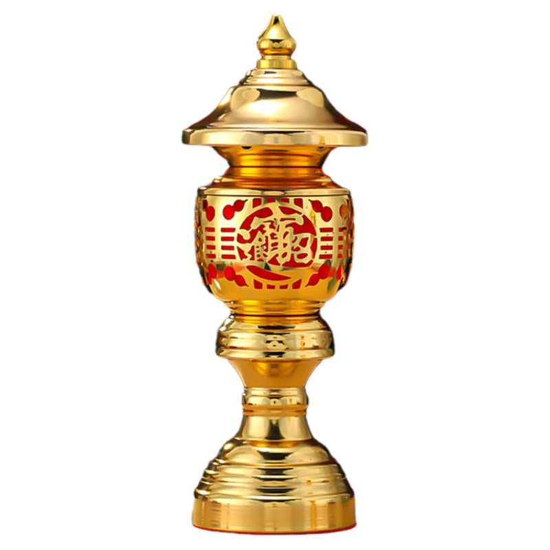 合金宫灯家用LED灯供奉财神爷供佛灯插电款佛前供灯佛堂灯长明灯