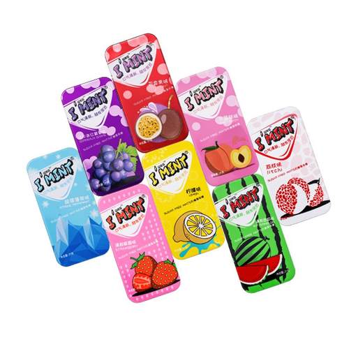 IMINT无糖薄荷糖口气清新润喉糖果含片压亲嘴接吻神器盒装口香糖