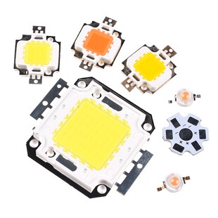 欣薇 12V大功率LED集成粉色植物灯珠1w10W20W30W50W高亮度正白光