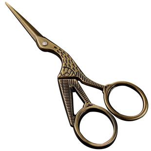 从简 日式复古鹤形剪刀 茶叶包装泡袋剪刀 茶艺茶道零配配件剪刀