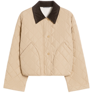 Weekend MaxMara 2026早春新款女装巴恩风短款棉服5481036106&