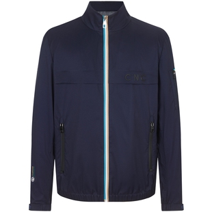 CNC男装奥莱夏季新款时尚休闲立领夹克外套男士轻奢百搭上衣