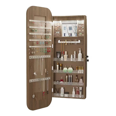 宝奢迪带灯挂门挂墙收纳全身镜