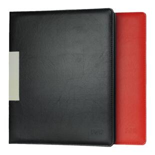 毅力达a4文件夹资料册活页插页作品歌谱收纳商务皮质黑色定制logo