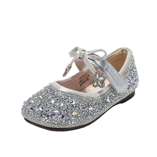 百丽童鞋女童公主鞋2026春季新款演出鞋小女孩水晶鞋儿童时尚单鞋