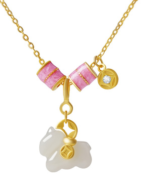 宫里上新和田玉马上有钱项链