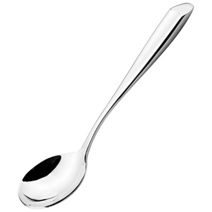 304不锈钢勺子家用餐勺汤勺高档精致长柄调羹高颜值吃饭勺汤匙