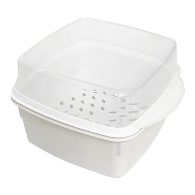 日本进口SANADA微波炉专用蒸笼器皿加热碗容器蒸包子饺子蒸锅饭盒