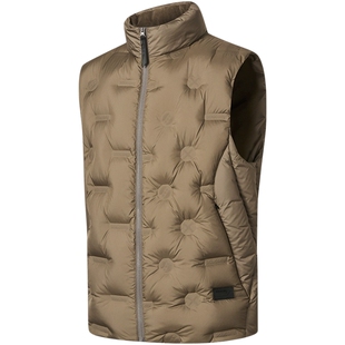 Saucony索康尼官方男女都市生活防风保暖时尚百搭宽松羽绒马甲