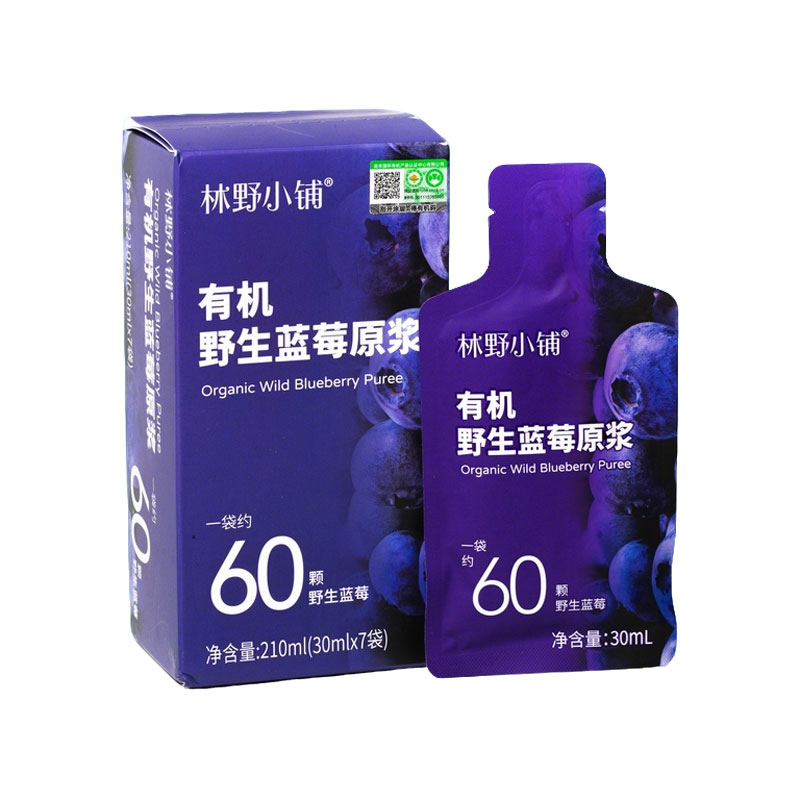 林野小铺100%有机野生蓝莓原浆
