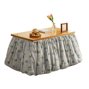 烤火桌家用可折叠桌烤火架长方形多功能取暖桌炕桌正方形简易餐桌