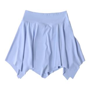 多巴胺女孩穿搭韩系运动风小短裙女荷叶边速干A字半身裙网球裙裤