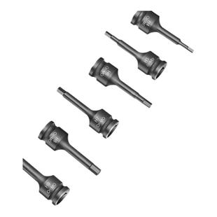 1/2风炮内六角批头套筒头大飞气动电动扳手旋具六角柄批头套装