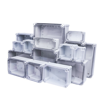 雷塑尔塑料防水盒透明盖户外新料