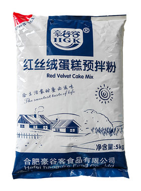 豪谷客预拌粉5kg红丝绒蛋糕麻薯