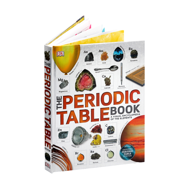 DK元素周期表图解百科 The Periodic Table Book A Visual Encyclopedia of the Elements 英文原版 化学元素视觉百科全彩精装版