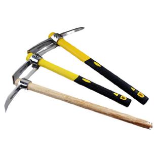 不锈钢镐头户外小洋镐十字镐登山镐挖笋锄头双头镐工农用镐工具镐