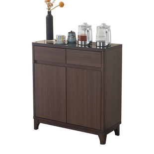 2026年新款家用茶吧机一体柜子中古风高端置物柜一体饮水机全自动