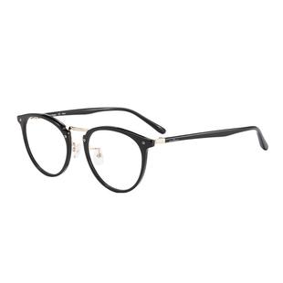 CHARMANT夏蒙眼镜架男女圆框复古板材眼镜框可配近视度数GA38055
