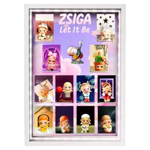 POPMART泡泡玛特Zsiga四代允许这一切系列手办盲盒收纳场景展示盒