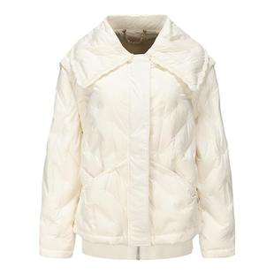 tanni新款百搭减龄俏皮娃娃领可拆卸袖羽绒服TM31DJ021A