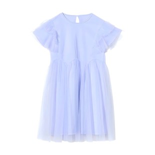 allblu幼岚【花仙子·水母宣纸连衣裙】儿童裙子25春夏新款女童