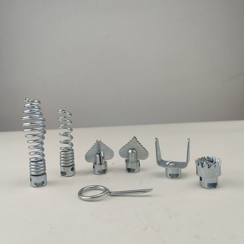 批发下水道疏通机配件厂家直疏通清理头发机头弹簧刀弹簧疏通