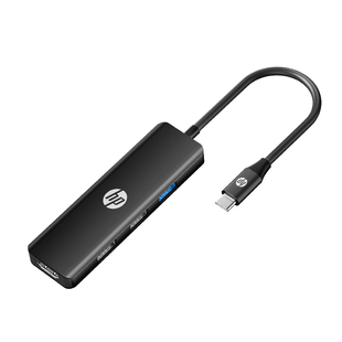 HP/惠普typec拓展坞转usb多接口分线器扩展HDMI超清投屏转接头适用笔记本电脑手机平板多功能转换器hub集线器