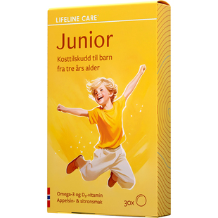 挪威小鱼lifeline care儿童果冻鱼油30粒水果味omega-3