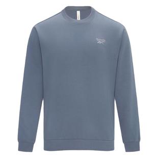 Reebok锐步官方男女款复古运动休闲时尚纯色圆领套头衫卫衣