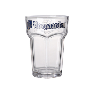 比利时福佳白啤酒杯创意家用玻璃超大精酿扎啤杯个性六角啤酒杯