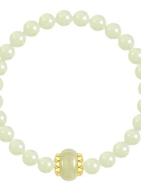 宫主女和田玉银手链生日礼物