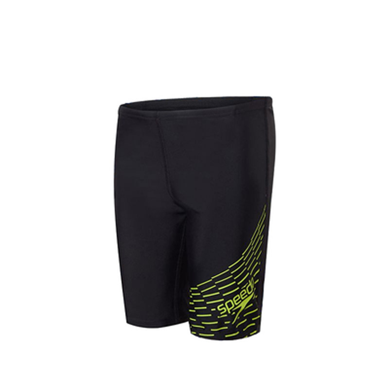 Speedo/速比涛 男童 Eco环保系列 印花抗氯防晒 五分 及膝泳裤