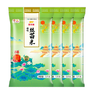 金龙鱼臻选丝苗大米5kg×4袋整箱