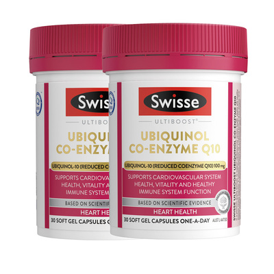 Swisse斯维诗还原型辅酶Q10软胶囊30粒CoQ10心肌心脏健康进口保护