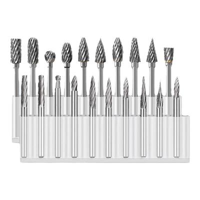 狮威钨钢磨头3mm硬质合金旋转锉木工金属雕刻铣刀电钻磨机内磨头