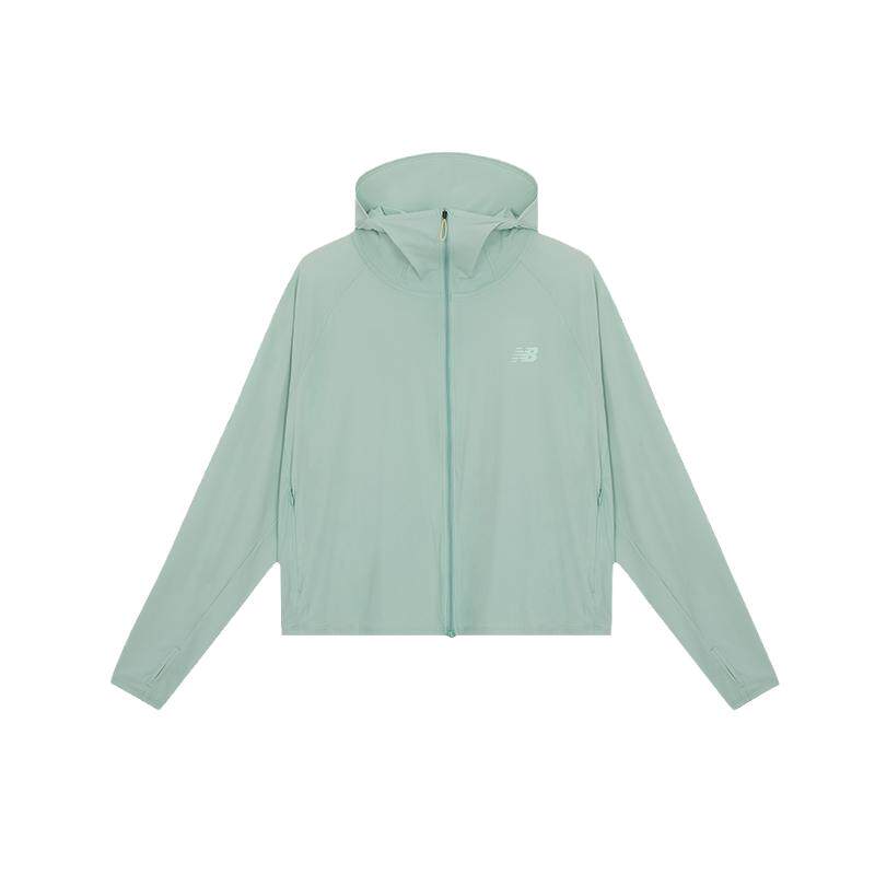 New Balance NB官方女款潮流百搭运动立领防晒针织外套MDE24222