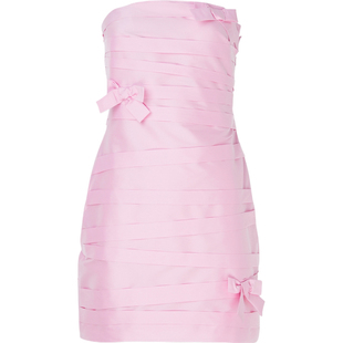 【折扣】BERNADETTE 女抹胸结饰塔夫绸连衣裙