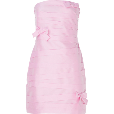 BERNADETTE 女抹胸结饰塔夫绸连衣裙