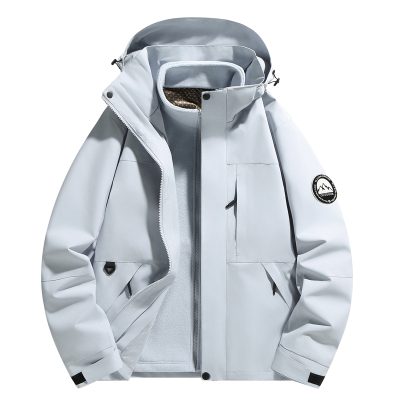 冲锋衣外套女款2025秋冬新款三合一可拆卸小个子防风防水机能风衣