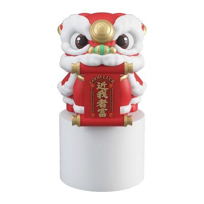 国潮醒狮落地摆件卡通舞狮开业礼物客厅电视柜旁迎宾雕塑乔迁礼品