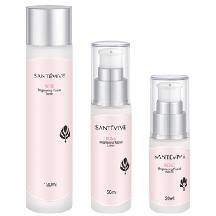 花萃泉玫瑰多肽系列紧致抗皱补水保湿水润清透精华水乳液护肤组合